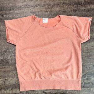 Champion x Todd Snyder Coral Short Sleeve Sweatshirt
